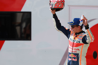 Podio: il terzo classificato Marc Marquez, Repsol Honda Team