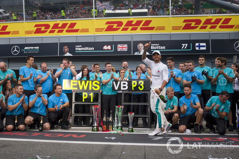 Lewis Hamilton győzelme az Olasz Nagydíjon