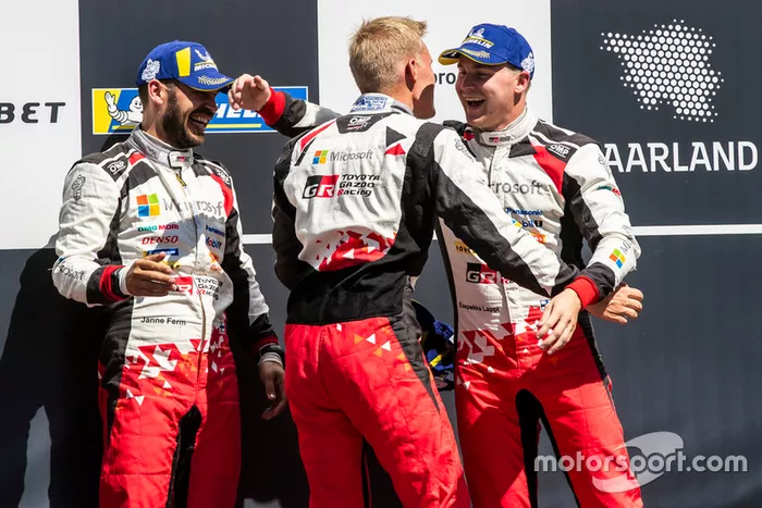 Ott Tanak, Martin Järveoja, Toyota Gazoo Racing, Thierry Neuville, Nicolas Gilsoul, Hyundai Motorsport, Esapekka Lappi, Janne Ferm, Toyota Yaris WRC, Toyota Gazoo Racing
