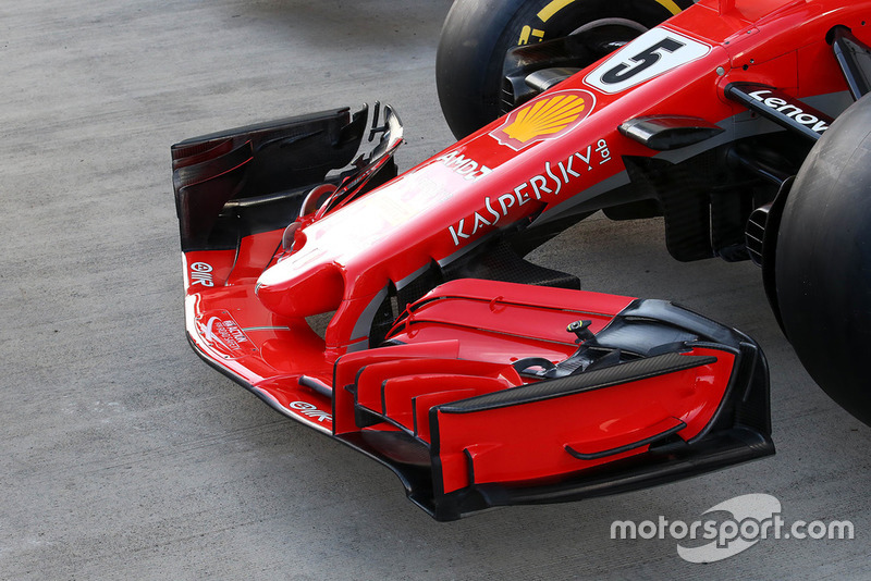 Ferrari SF71H, ala anteriore