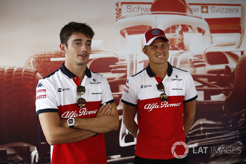 Charles Leclerc, Sauber e Marcus Ericsson, Sauber