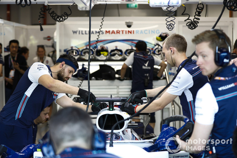 Mekanik Lance Stroll, Williams FW41