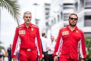 Maurizio Arrivabene, Ferrari Team Principal and Gino Rosato, Ferrari