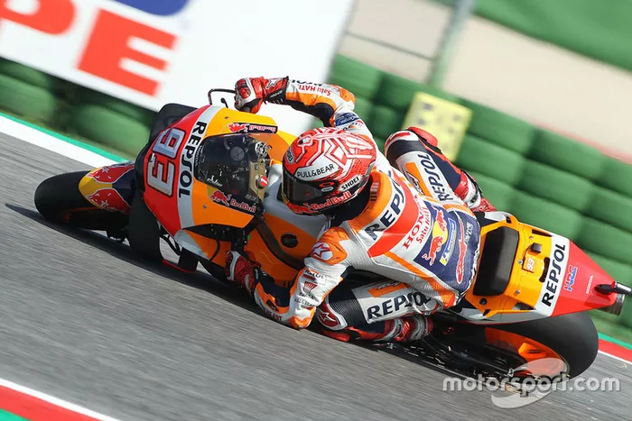 Marc Marquez, Repsol Honda Team caída Q2 Misano