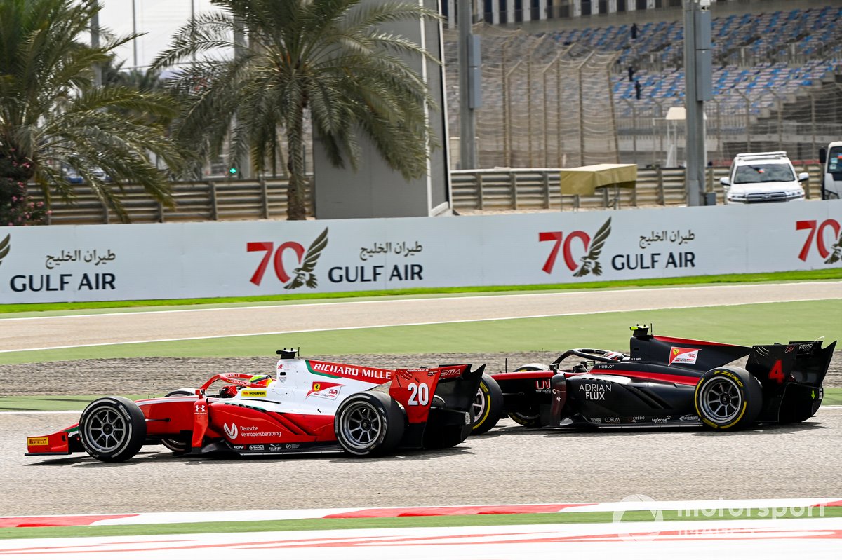 Mick Schumacher, Prema Racing y Callum Ilott, UNI-Virtuosi