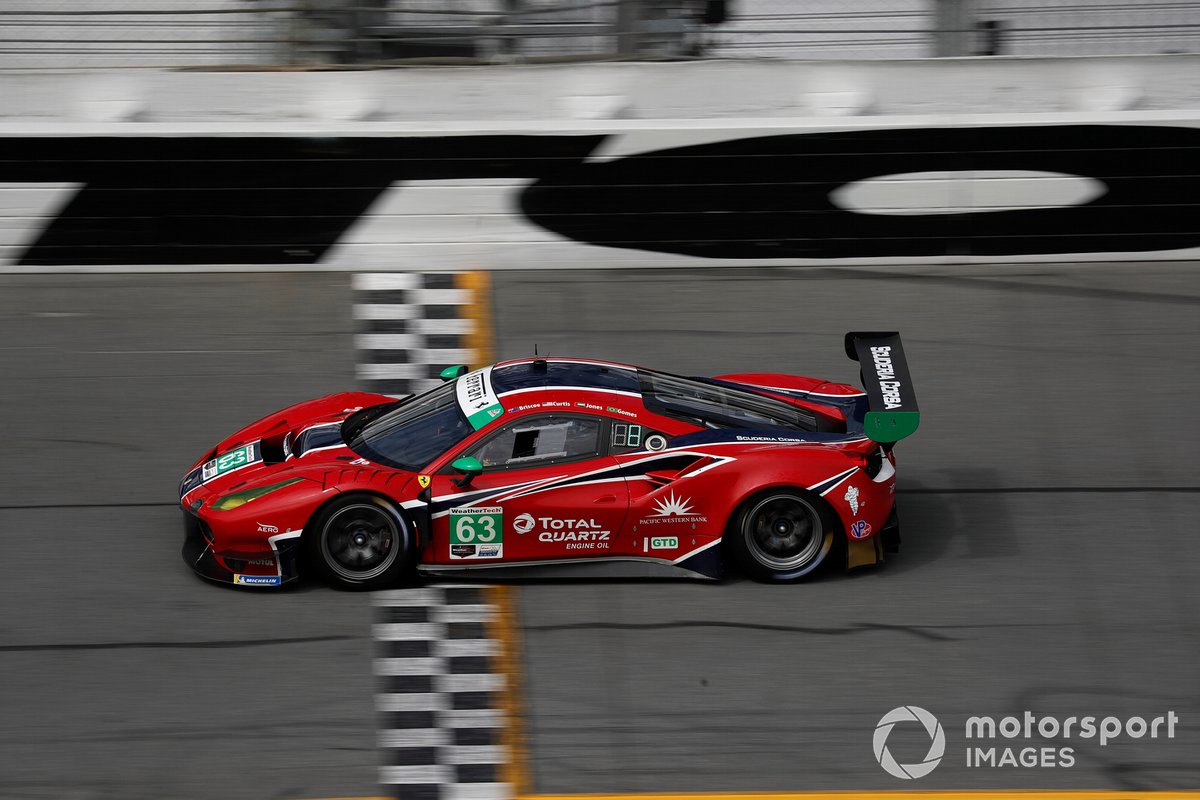 #63 Scuderia Corsa Ferrari 488 GT3, GTD: Ryan Briscoe, Marcos Gomes, Ed Jones, Bret Curtis