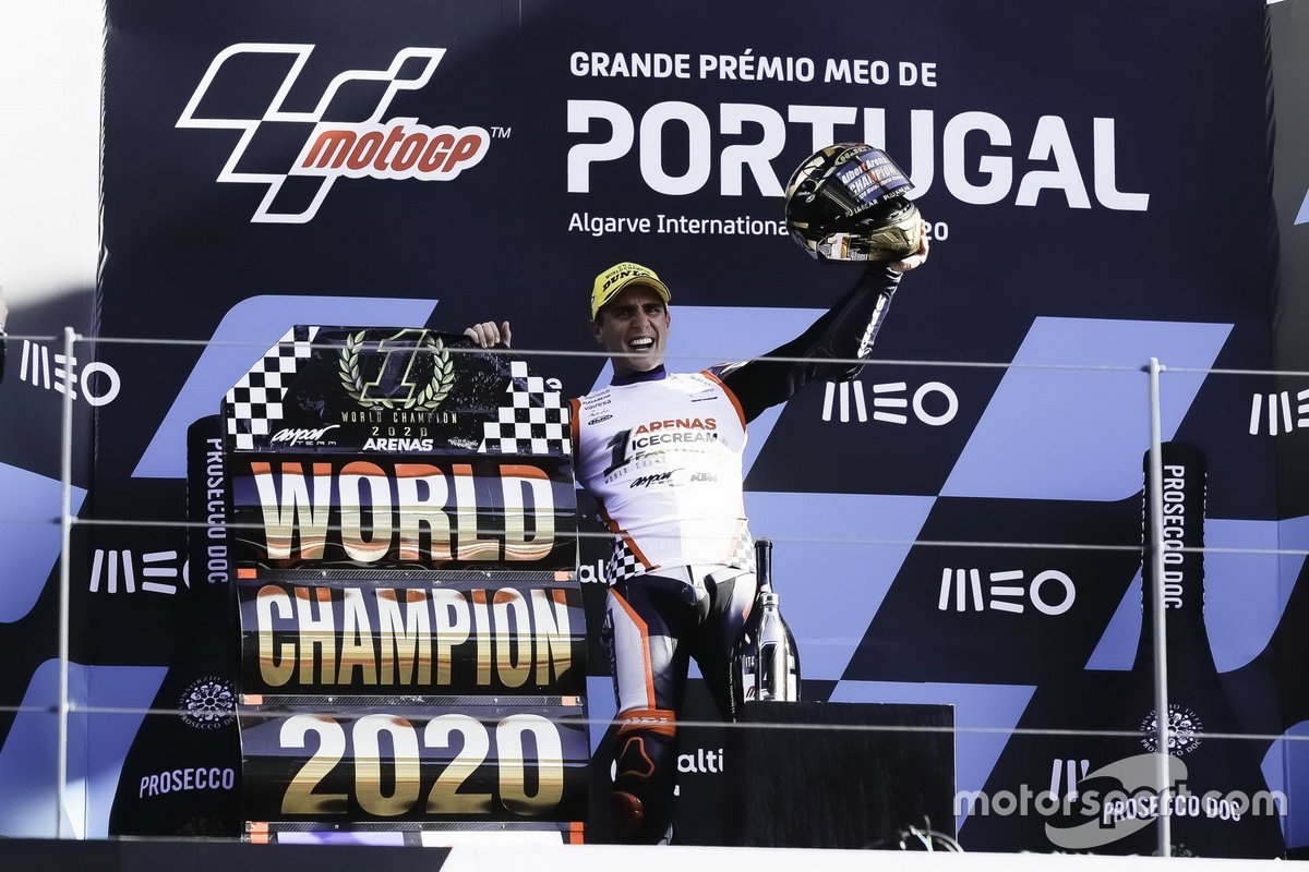 El campeón de Moto3 Albert Arenas, Aspar Team