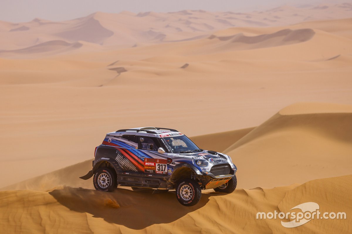 #317 X-Raid Mini JCW Rally Team Bmw: Vladimir Vasilyev, Dmitro Tsyro