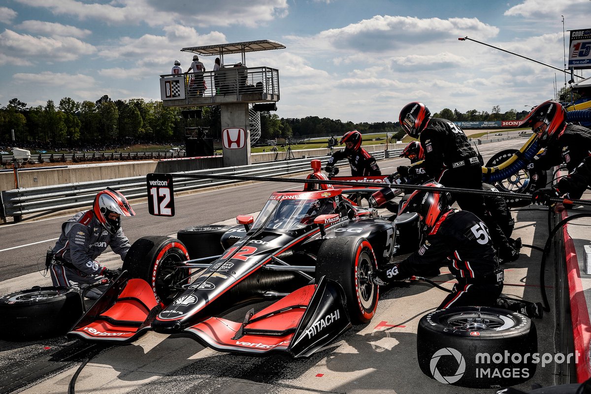 Will Power, Team Penske Chevrolet, pit stop