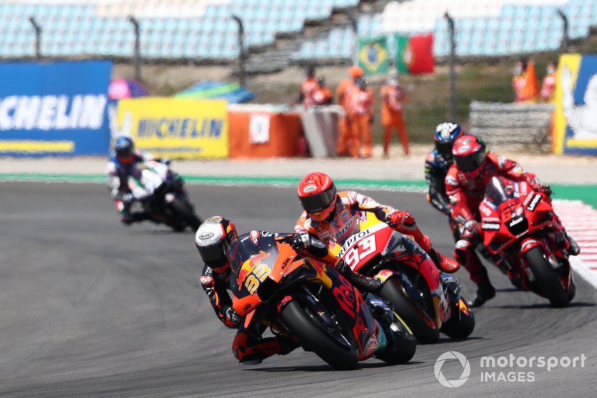 Brad Binder, Red Bull KTM Factory Racing Marc Márquez, Repsol Honda Team