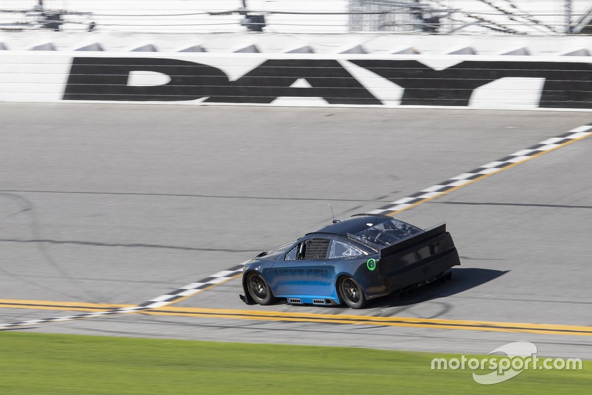 Chris Buescher drives the NASCAR Next gen car