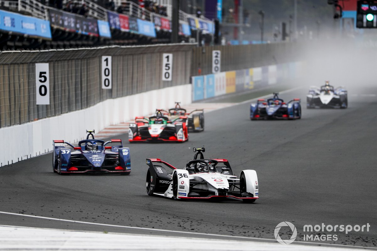 Andre Lotterer, Porsche, Porsche 99X Electric, Nick Cassidy, Envision Virgin Racing, Audi e-tron FE07, Rene Rast, Audi Sport ABT Schaeffler, Audi e-tron FE07