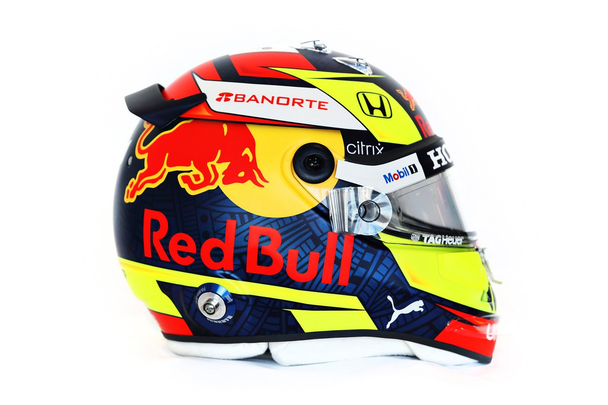 Casco de Sergio Perez, Red Bull Racing