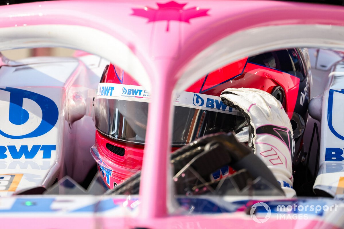 Sergio Perez, Racing Point, kokpit