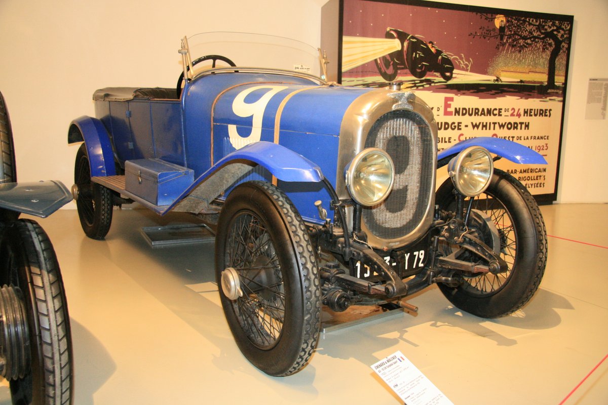 1923年:シュナール・エ・ワルケールのU3-15CVトルペード・スポール(Chenard et Walcker U3 - 15CV Torpedo Sport)
