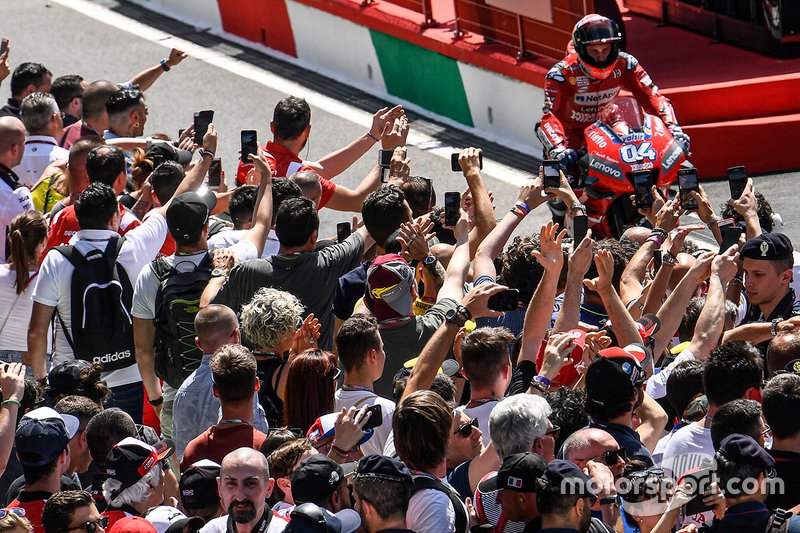 Third place Andrea Dovizioso, Ducati Team
