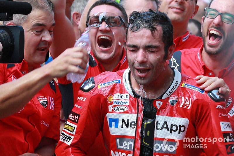 El ganador, Danilo Petrucci, Ducati Team