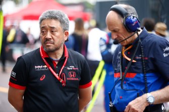Masashi Yamamoto, Genel Müdür, Honda Motorsport, ve Franz Tost, Takım Patronu, Toro Rosso