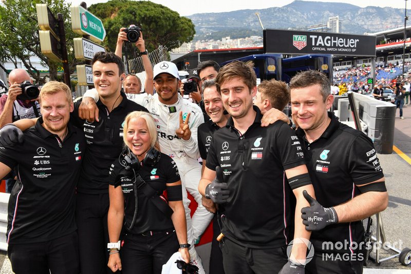 Обладатель поула Льюис Хэмилтон, Mercedes AMG F1