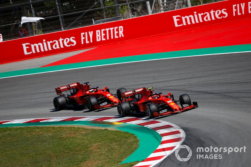 Charles Leclerc, Ferrari SF90, Sebastian Vettel, Ferrari SF90