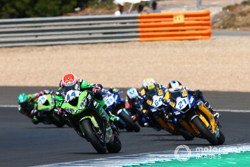 Lucas Mahias, Kawasaki Puccetti Racing and Randy Krummenacher, BARDAHL Evan Bros.