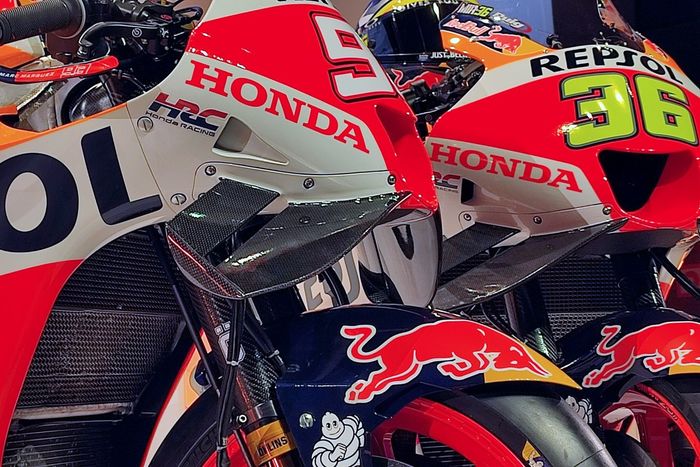 Detalle de la Respol Honda RC213V
