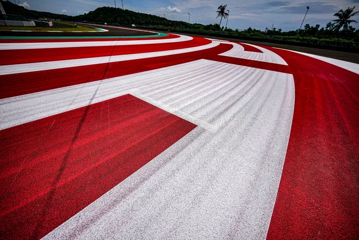 Aspectos de la pista de Mandalika