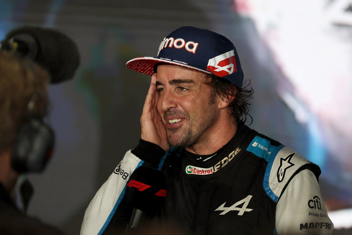 Third place Fernando Alonso, Alpine 