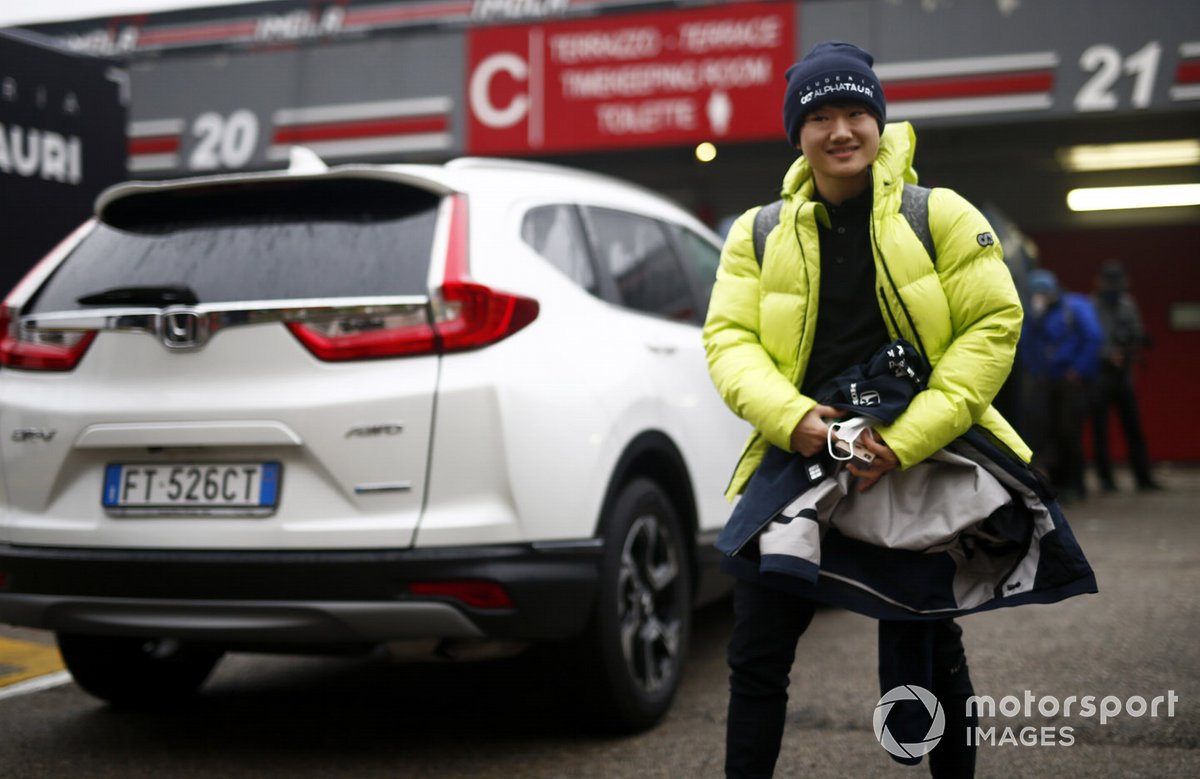 Yuki Tsunoda, Honda Formula Dream Project, llegando al circuito