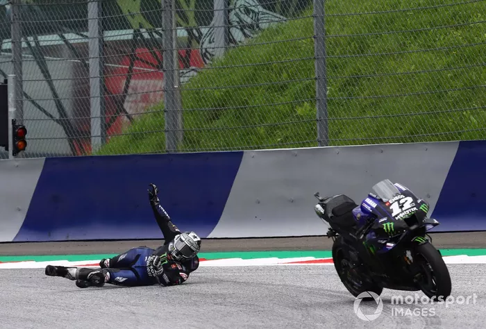Caída de Maverick Viñales, Yamaha Factory Racing 