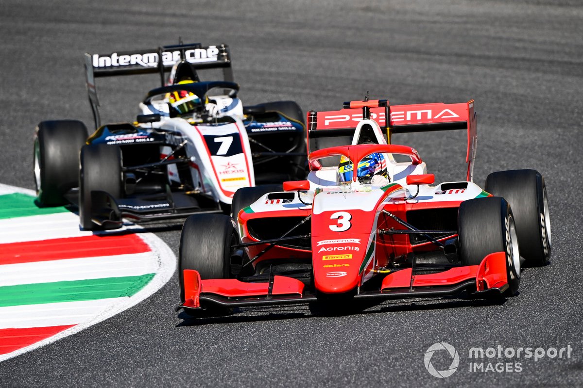 Logan Sargeant, Prema Racing e Theo Pourchaire, ART Grand Prix