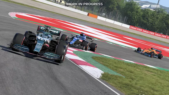 Captura de pantalla del videojuego F1 2021