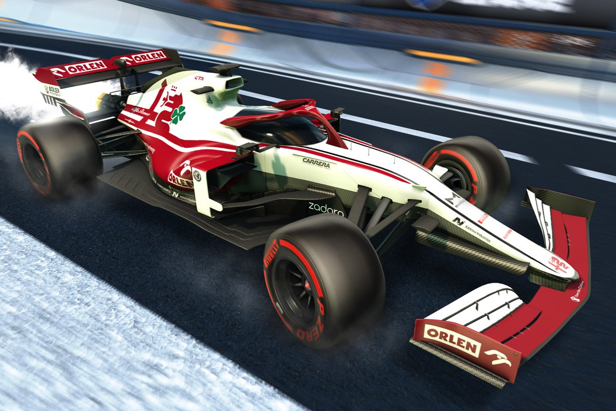 Rocket League F1 livery