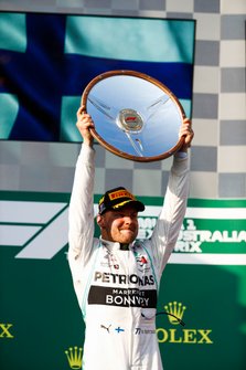 Valtteri Bottas, Mercedes AMG F1 op het podium