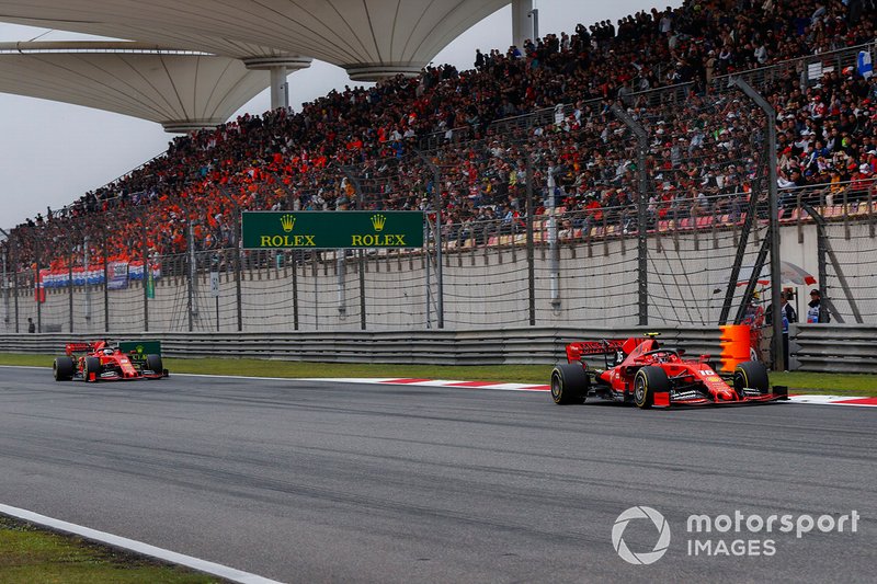 Charles Leclerc, Ferrari SF90, Sebastian Vettel, Ferrari SF90