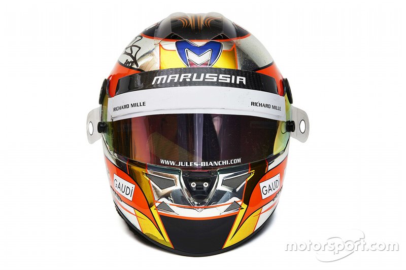 Il casco di Jules Bianchi