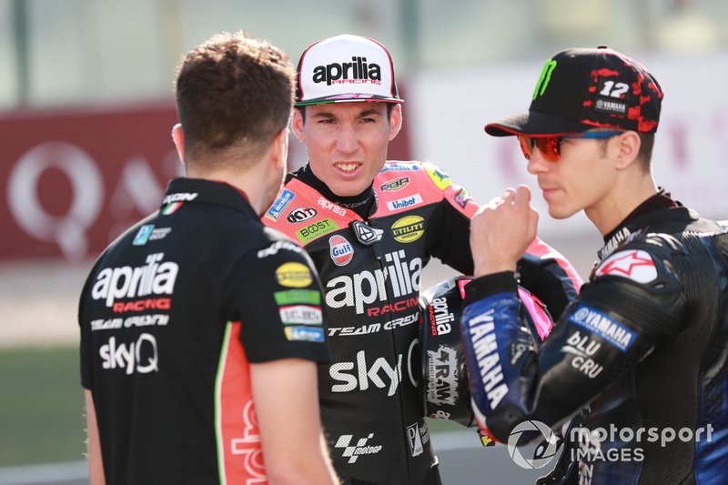 Aleix Espargaro, Aprilia Racing Team Gresini, Maverick Vinales, Yamaha Factory Racing