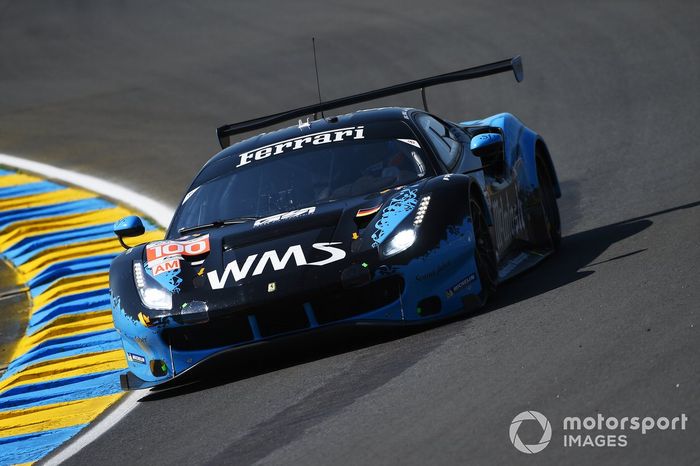 #100 Walkenhorst Motorsport Ferrari 488 GTE EVO de Chandler Hull, Andrew Haryanto, Jeff Segal