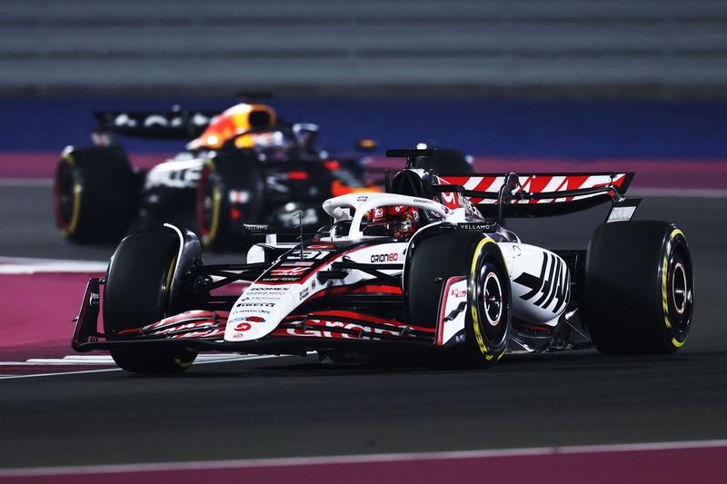 Max Verstappen, Red Bull Racing, Esteban Ocon, Haas F1 Team