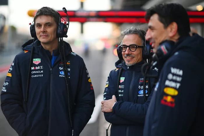 Laurent Mekies, Red Bull Racing Team Team Principal, Ben Waterhouse, Red Bull Racing Head of Performance Engineering