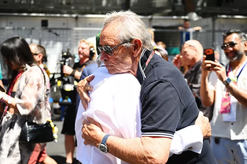 Sir Jackie Stewart and Jacky Ickx.