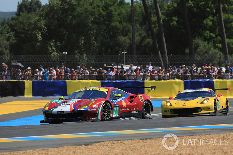 #71 AF Corse Ferrari 488 GTE: Davide Rigon, Sam Bird, Miguel Molina