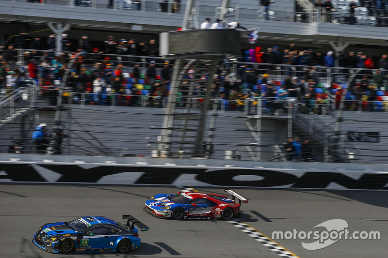 #66 Ford Performance Chip Ganassi Racing Ford GT: Joey Hand, Dirk Müller, Sébastien Bourdais se llev