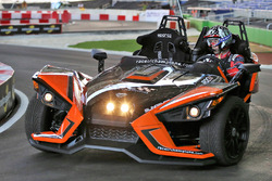 Travis Pastrana driving the Polaris Slingshot SLR