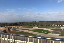 Timo Scheider track under construction at Mallorca
