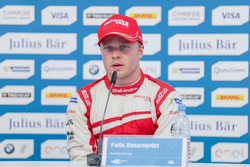 Felix Rosenqvist, Mahindra Racing, nella conferenza stampa