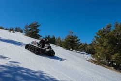 Venturi Antarctica Test auf Schnee