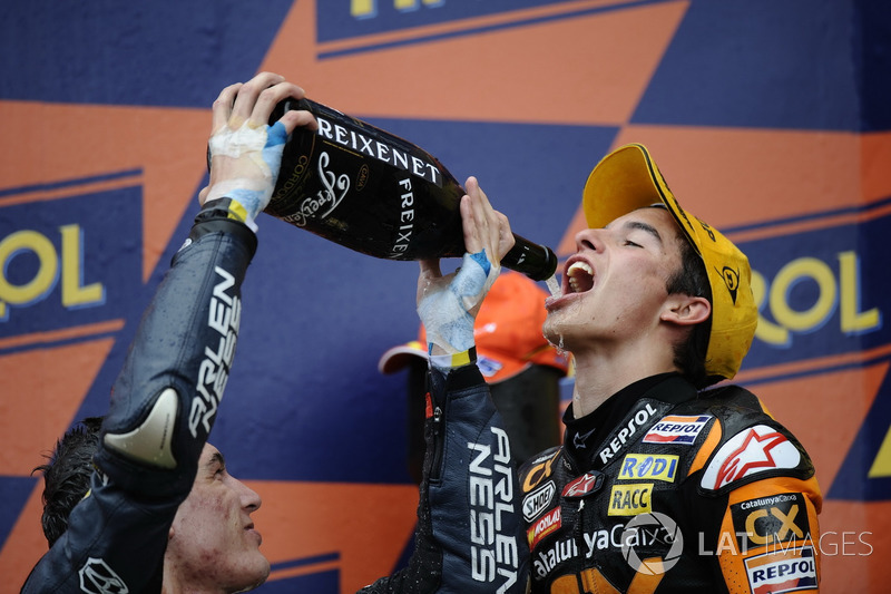 Podium: Aleix Espargaro, Marc Marquez