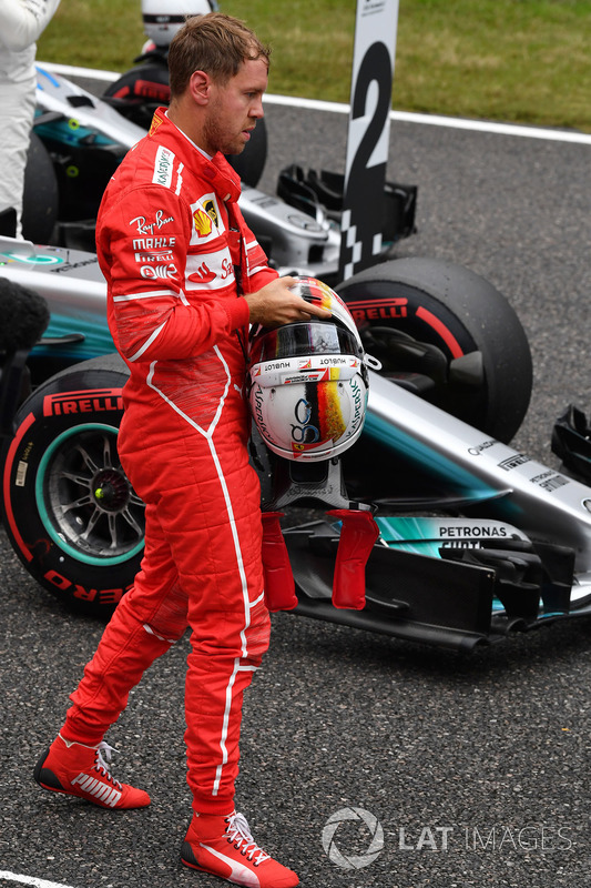 Sebastian Vettel, Ferrari in parc ferme