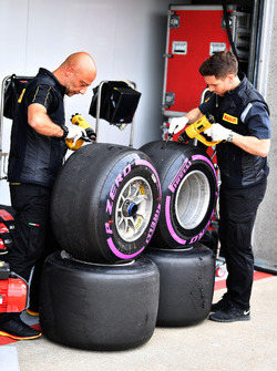 Pirelli engineers and Pirelli tyres